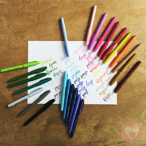 Pentel Touch Sign Brush Pen 24 χρώματα