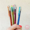 Κυτ από τέσσερα στυλό gel με διπλά μεταλλικά/γκλίτερ χρώματα