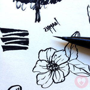 Λεπτός μαρκαδόρος πινέλο Pentel Sign Pen Artist για σχέδιο και καλλιγραφία