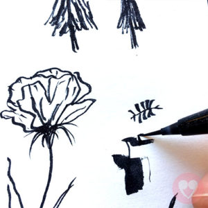 Λεπτός μαρκαδόρος πινέλο Pentel Sign Pen Artist για σχέδιο και καλλιγραφία