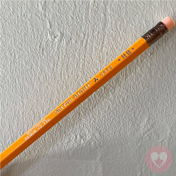 Μολύβι Mitsu-Bishi 9852 HB με σβήστρα